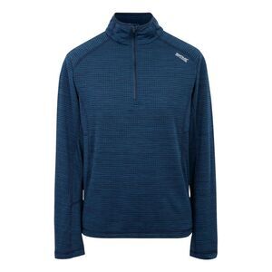 Regatta Mens Yonder II Half Zip Fleece Top / Moonlight Denim